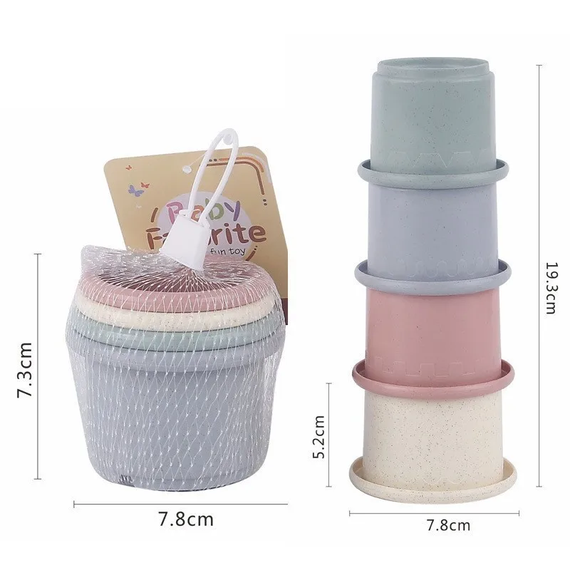 Stacking Cups Toy For Rabbits, Multi-colored Reusable Small Animals Puzzle Toys For Hiding Food Playing, Small Animals Pet Toys - Image 8