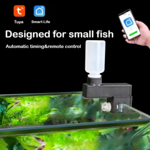 Designed for small fish intelligent timed mobile phone remote control Douyu small goldfish desktop aquarium fish tank feeder