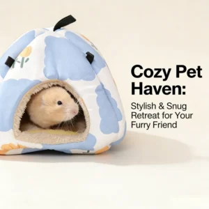 Breathable Hamster House Syrian Hamster & Guinea Pig, Spring Summer Universal Small Pet Hideout