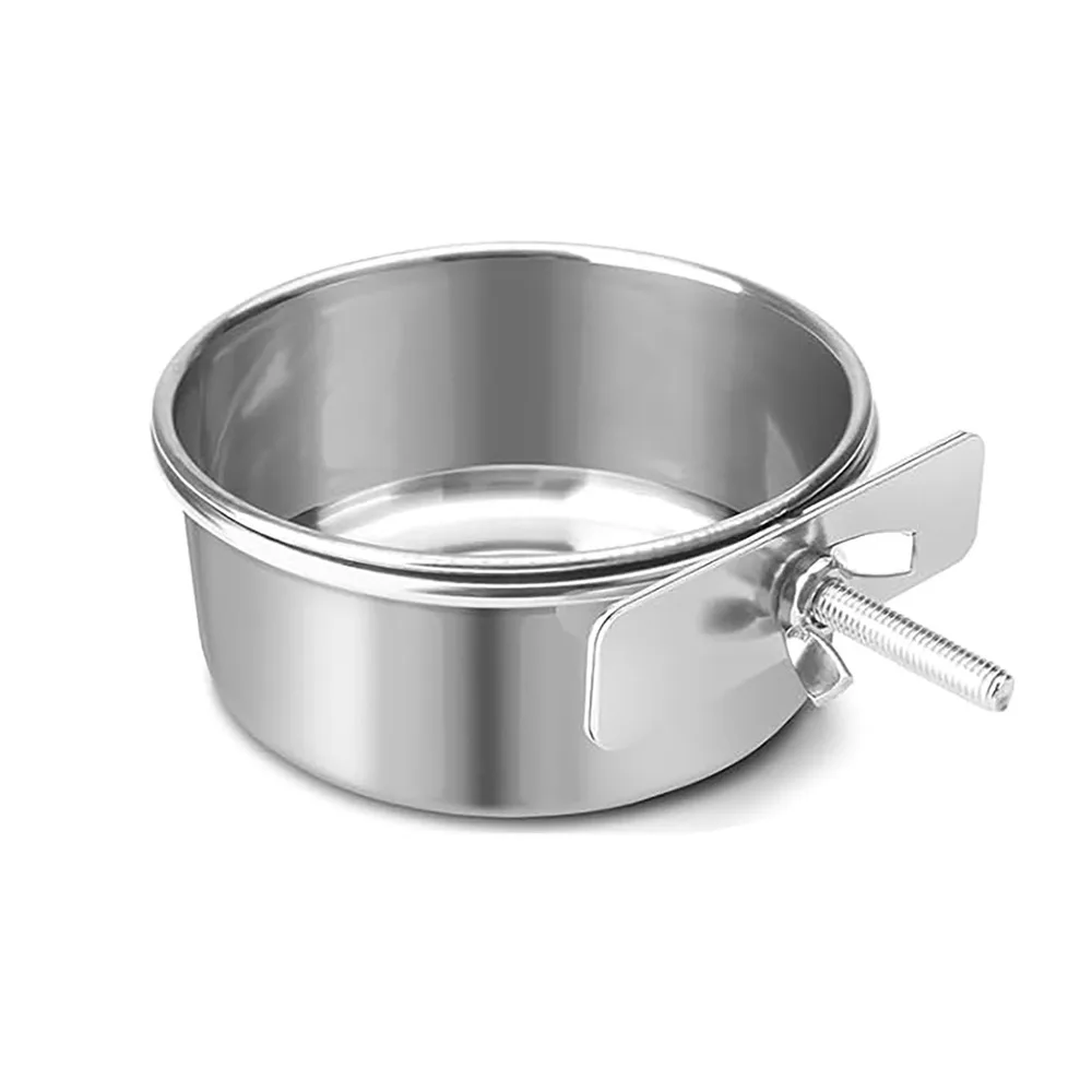 New Stainless Steel Pet Bowl Anti-gnawing Hanging Pet Feeder Cage Food Dispenser Cat Dog - Image 9