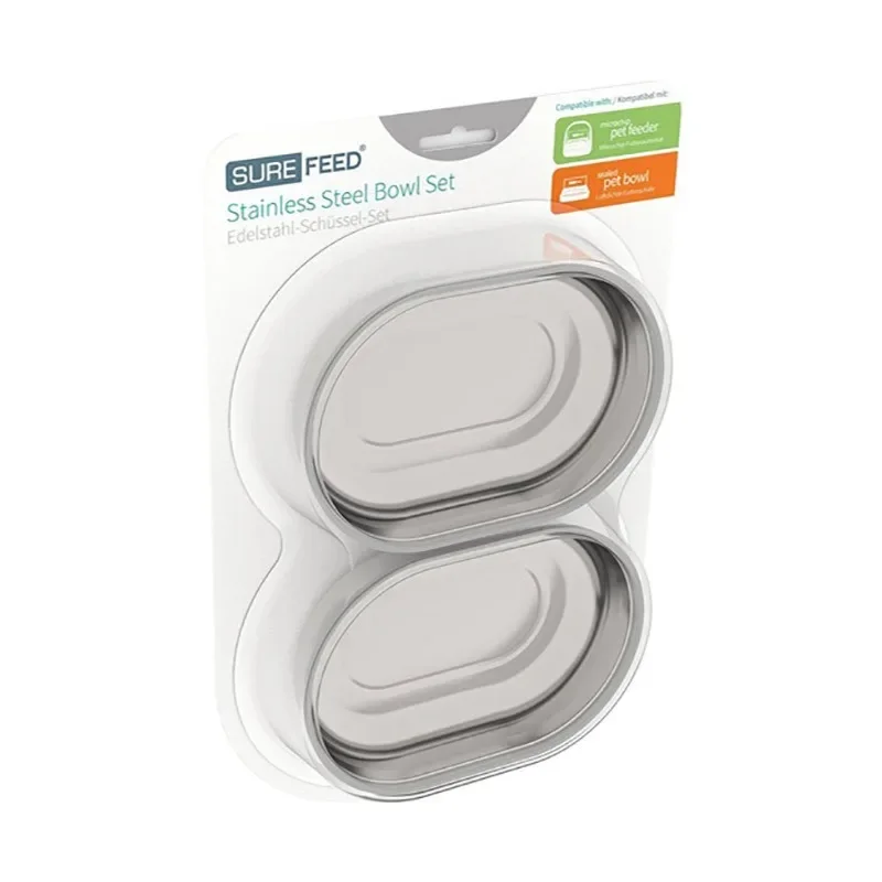 Sure Petcare SureFeed Steel Bowl Set, Compatiable SureFeed Microchip Pet Feeder, SureFeed Connect and Sealed Pet Bowl - Image 7