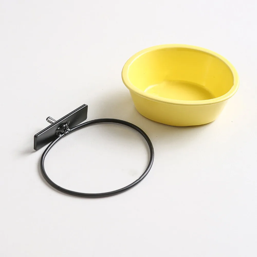 Wide Mouth Hanging Ceramic Parrot Bowl Detachable with Stand Parrot Food Cup Prevents Spills Parrot Feeding Station Small Pets - Image 8