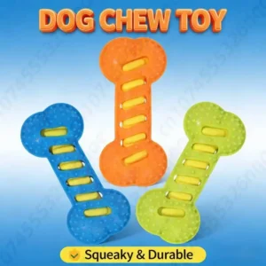 3Pcs Interactive Massage Toothbrush Dog Toy Squeaky Textured Teething Bone Puppy Chew Toy Puppy Teeth Cleaning Molar Stick