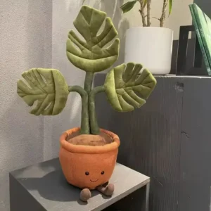 Albaricoque Cordero 45cm Concha de tortuga creativa Serie de plantas de bambú Muebles de juguete Adornos Muñecas lindas