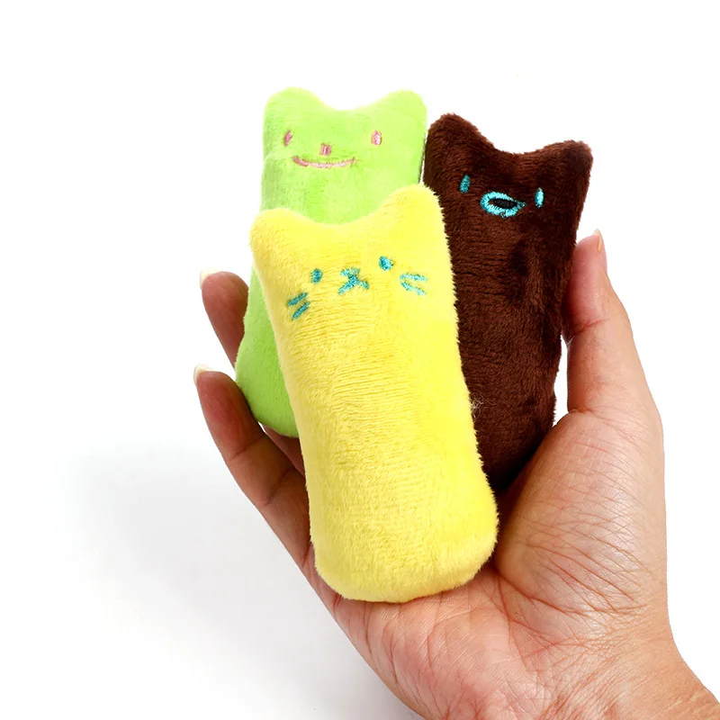 Teeth Grinding Catnip Toys Cute Funny Interactive Plush Teeth Grinding Relaxation Cat Chewing Vocal Toy Bite-resistant Pet Toys - Image 5