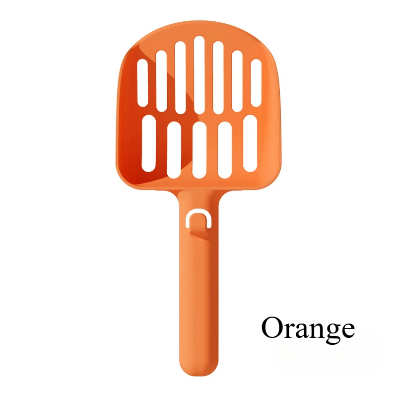 Macron Color Large Cat Litter Scoop Toilet Litter Box Cleaning Long Handled Cat Poop Scoop Large Hole Tofu Cat Litter Scoop - Image 10