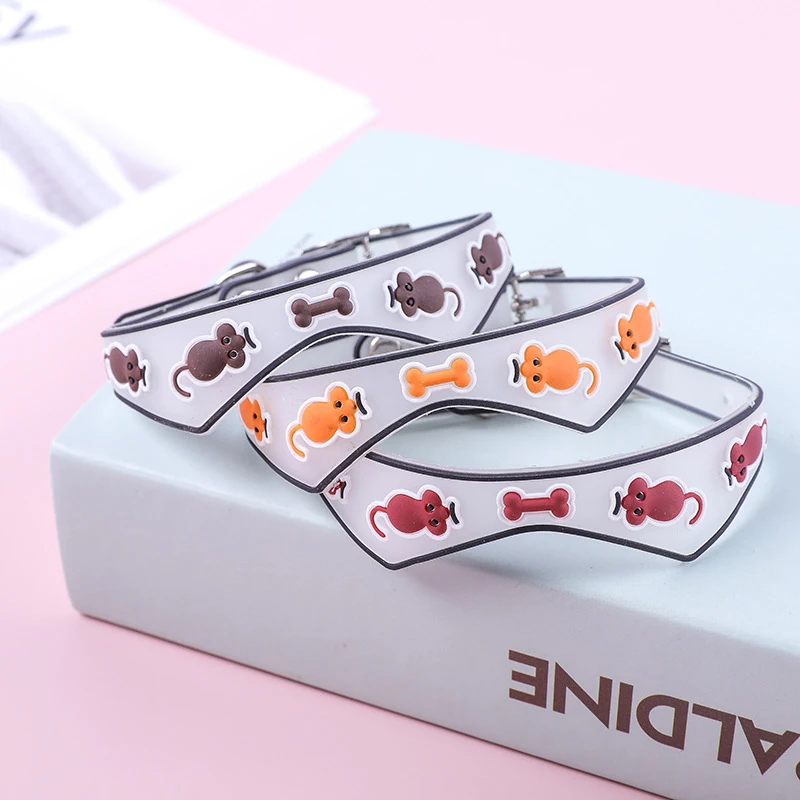 Fluorescent Silicone Collar For Cats And Dogs Luminous Collar Pet Supplies Neck Ring Necklace Kitten Puppy Accessories - Image 4