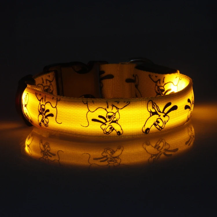 LED Dog Collar Light Night Safety Nylon Pet Dog Collar Glowing Luminous Collar Perro Luz Bright Dog Collar Electronic Pets Items - Image 10