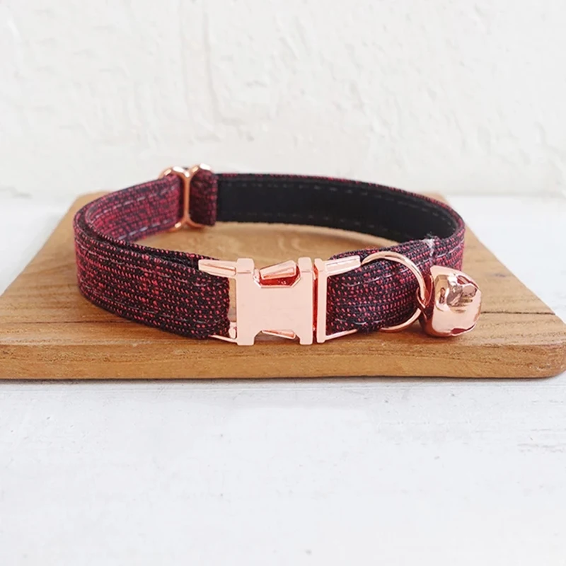 Personalized Cat Collar with Bell Bow tie Engraving Cat Necklace Tag Name Kitten Collars for Small Dog Collar Adjustable Custom - Image 11