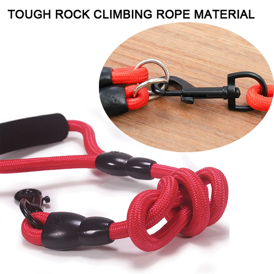 Pet Dog Leash Nylon Rope Double Dual Two Heads Dogs Leash 2 Way Coupler Walk Two and More Dogs Collars Harness Leads Dog Leashes - Image 2