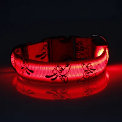LED Dog Collar Light Night Safety Nylon Pet Dog Collar Glowing Luminous Collar Perro Luz Bright Dog Collar Electronic Pets Items - Image 8