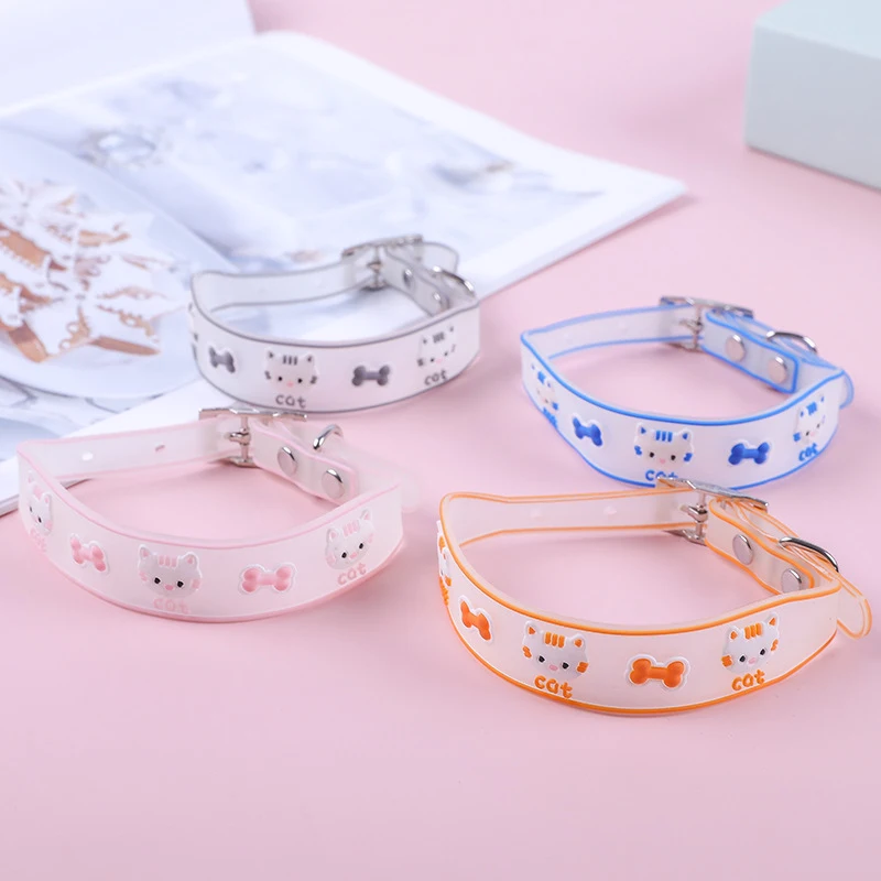 Fluorescent Silicone Collar For Cats And Dogs Luminous Collar Pet Supplies Neck Ring Necklace Kitten Puppy Accessories - Image 3