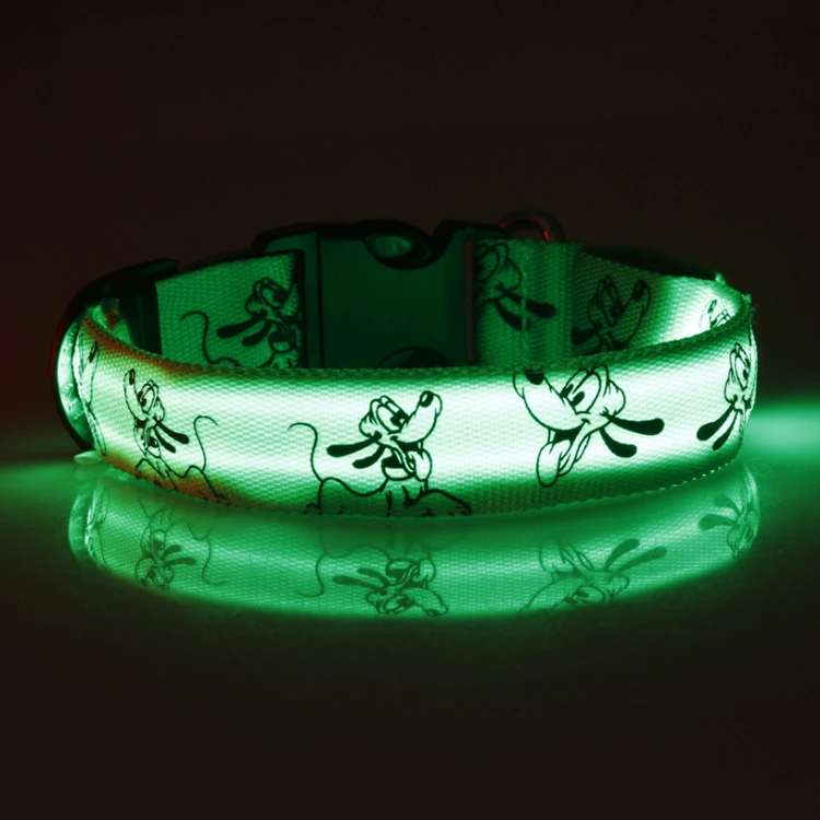 LED Dog Collar Light Night Safety Nylon Pet Dog Collar Glowing Luminous Collar Perro Luz Bright Dog Collar Electronic Pets Items - Image 7