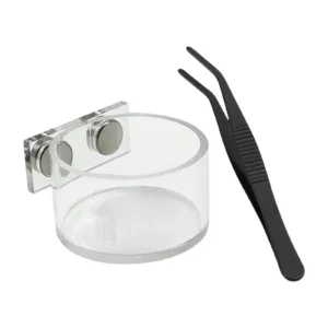 Jumping Spider Water Dish Magnetic Bowl for Habitat Jumping Spider Accessories for Small Reptile Mantis Tarantula Cage House