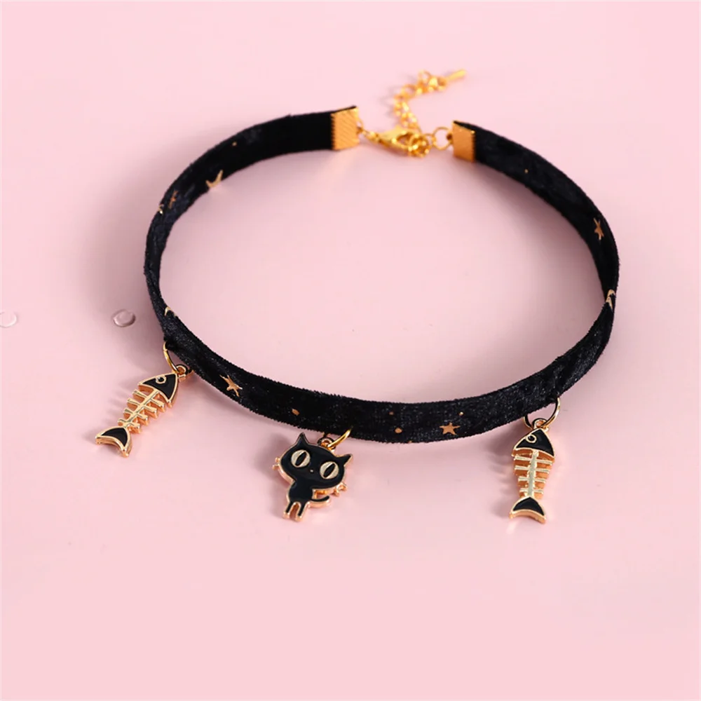 Multicolor Cat Collar Pet Collar Kitten Dog Tie Adjustable Neck Strap Cute Moon Star Puppy Cat Necklace Pets Accessories - Image 11