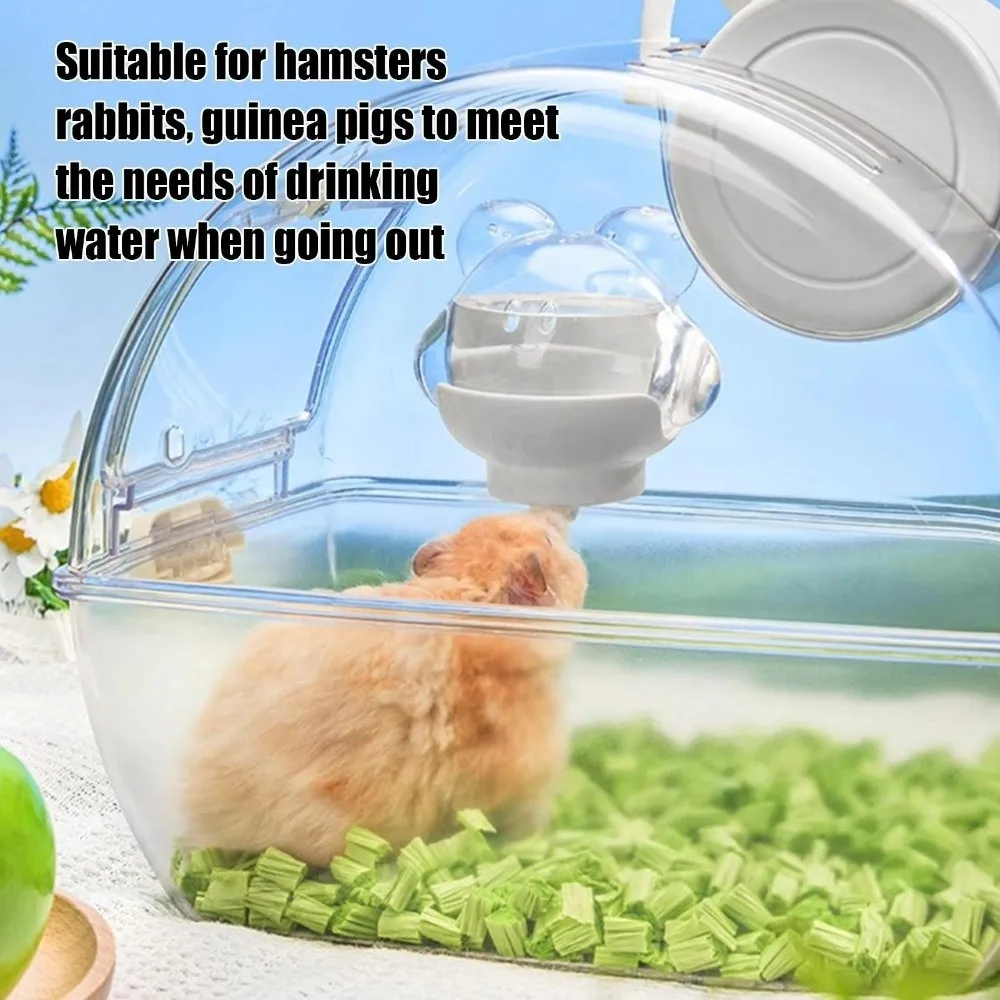 Prevent Dripping Hamster Magnetic Kettle Magnetic Rack Automatic Hamster Water Bottle Wall Mounted 220ml Pet Water Dispenser - Image 3