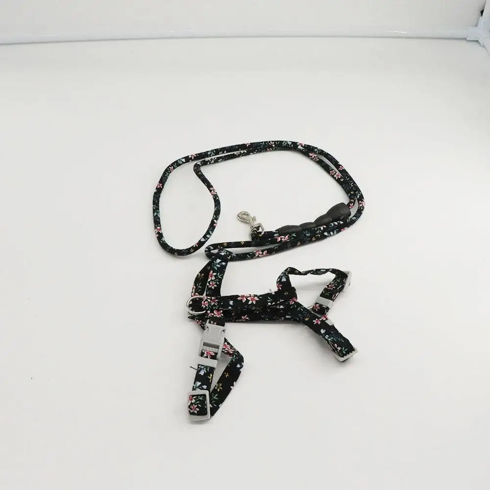 long Rope 2 sizes Soft Outdoor Walking Adjustable Strap Pets Leash Belt H-shped Cat Vest Dog Harness and Leash Cat Harness Set - Image 4