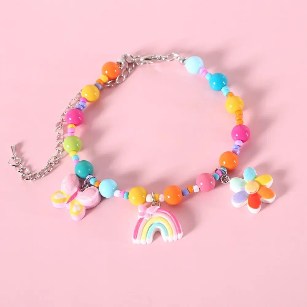 Cute Adjustable Cat Dog Pet Birthday Collar Dog Kitten Accessory Pet Colored Bead Pendant Pet Collar Cat Dog