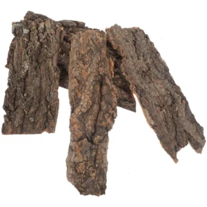 4Pcs Reptile Hide Cork Bark for Snakes Terrarium Decor Climbing Branches Pet Tank Accessories Natural Habitat Setup