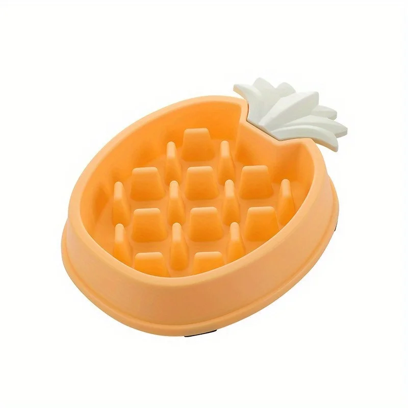 1pc Pineapple Shaped Slow Feeder Pet Bowl Anti-choking Dog Food and Water Bowl Pet Slow Feeding Basin Pet Puzzle Food Feeder - Image 8