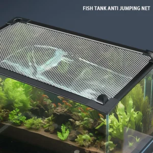 New Fish tank anti jump net invisible anti jump net magnetic suction sea tank anti escape cover net cover fixed anti jump net