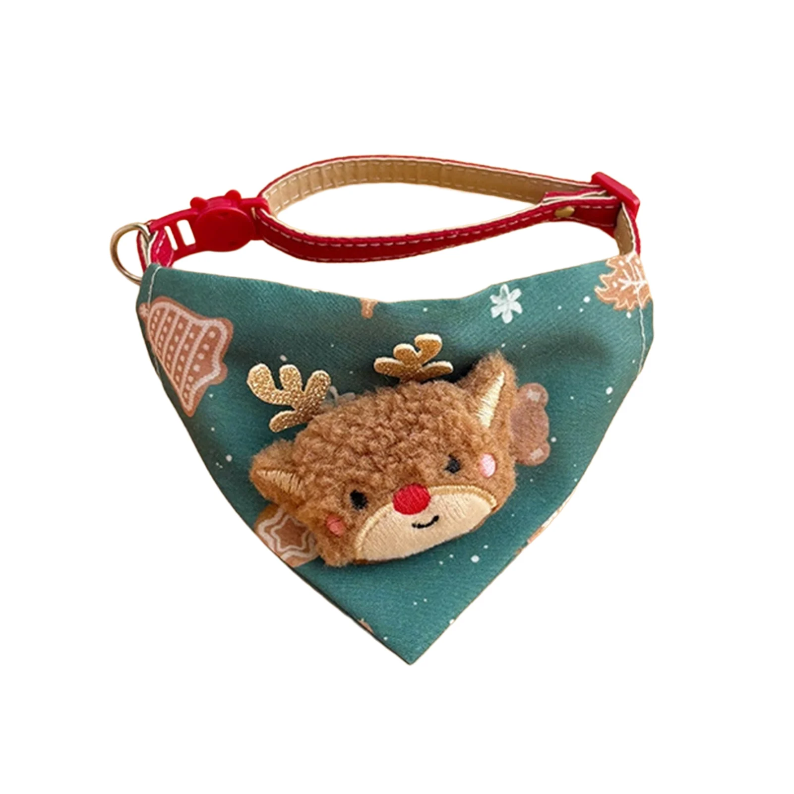 Pet Bandana Collar Adjustable Christmas Scarf For Dog Cat Saliva Towel Fashionable Neck Scarf Ring Triangle Bib Pet Neckerchief - Image 7