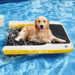 Portable Inflatable Water Dog Ramp Floating Platform Pet Boat Ramp Swimming Pool Dog Ladder