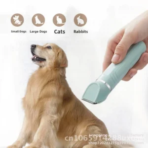 Electric Pet Clipper Shaver for Cat Dog Hair Trimming with Suction Professional Bass Sole Hair Removal Tool for Pet Shops