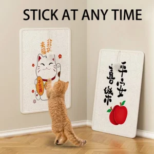 Cat Scratch Board Wear-Resistant Chip Imitation Sisal Anti-Cat Scratch Sofa Protection Grinding Claw Pad Vertical Wall Cat Scrat