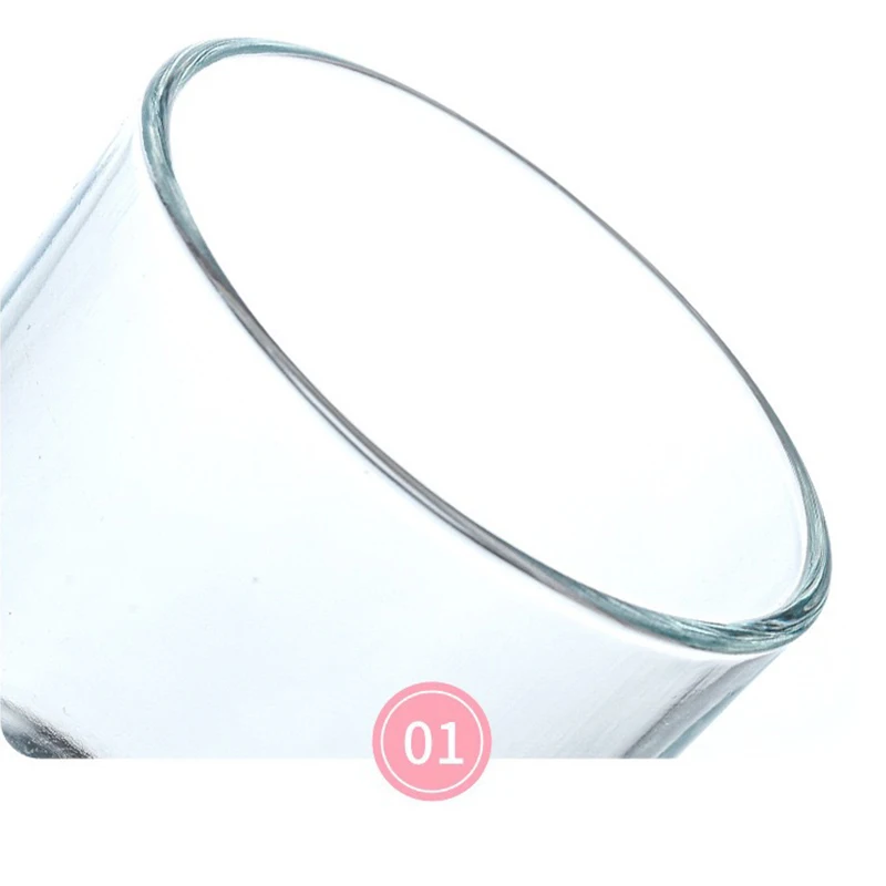 Hamster Food Bowl Transparent Glass Dish Hamster Feeding Dish and Water Bowl Small Pets Feeder Pet Supplies - Image 2