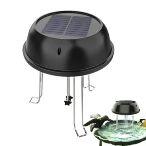 Solar Powered Water Wiggler for Bird Bath Round Shaped 5V 0.5W Solar Water Agitator Bubbler for Garden Pond Decor