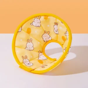 Portable Anti-Bite Pet Elizabeth Collar Soft Adjustable Cat Protection Collar After Surgery Cartoon Pet Accessories Cat