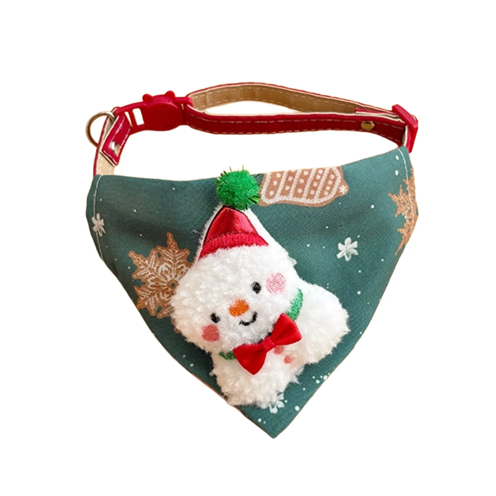 Pet Bandana Collar Adjustable Christmas Scarf For Dog Cat Saliva Towel Fashionable Neck Scarf Ring Triangle Bib Pet Neckerchief - Image 9