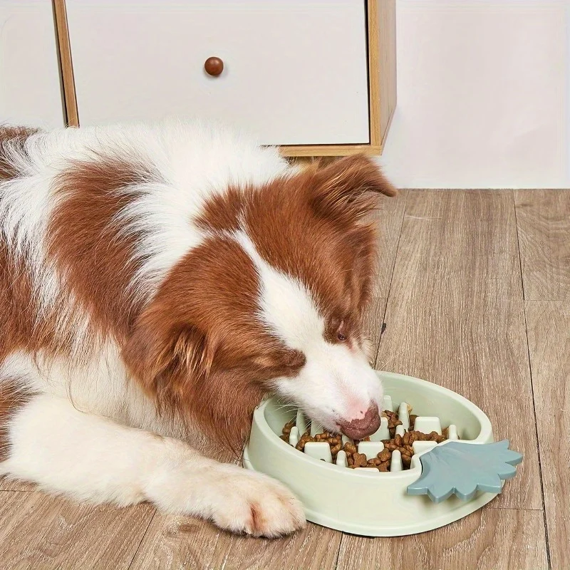 1pc Pineapple Shaped Slow Feeder Pet Bowl Anti-choking Dog Food and Water Bowl Pet Slow Feeding Basin Pet Puzzle Food Feeder - Image 3