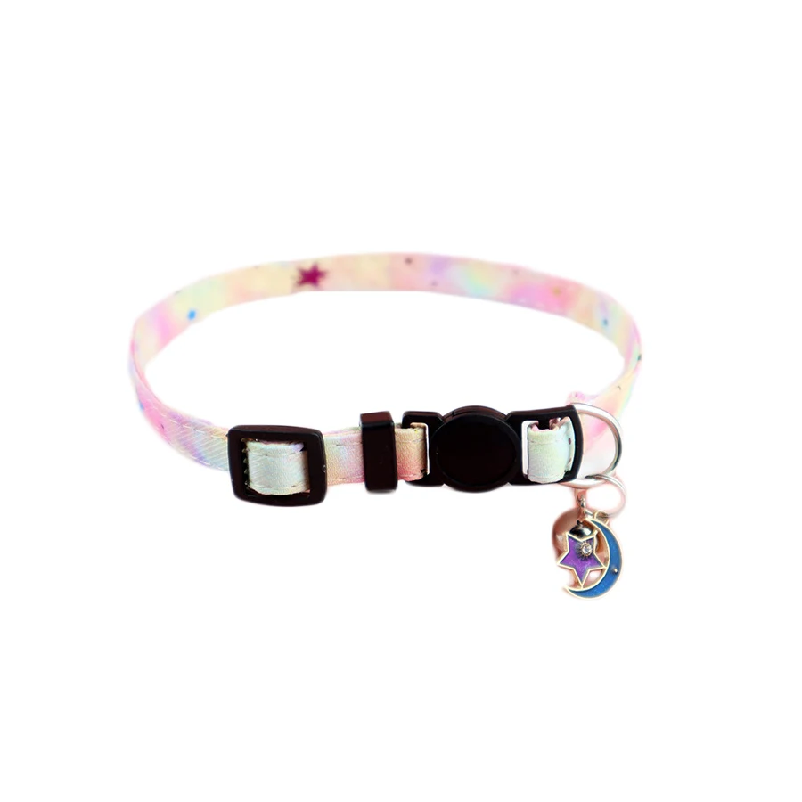 Star Cat Collar with Bell Breakaway Bowknot Small Pet Dog Collars Necklace Quick Release Collier Chain for Puppy Goats - Image 12