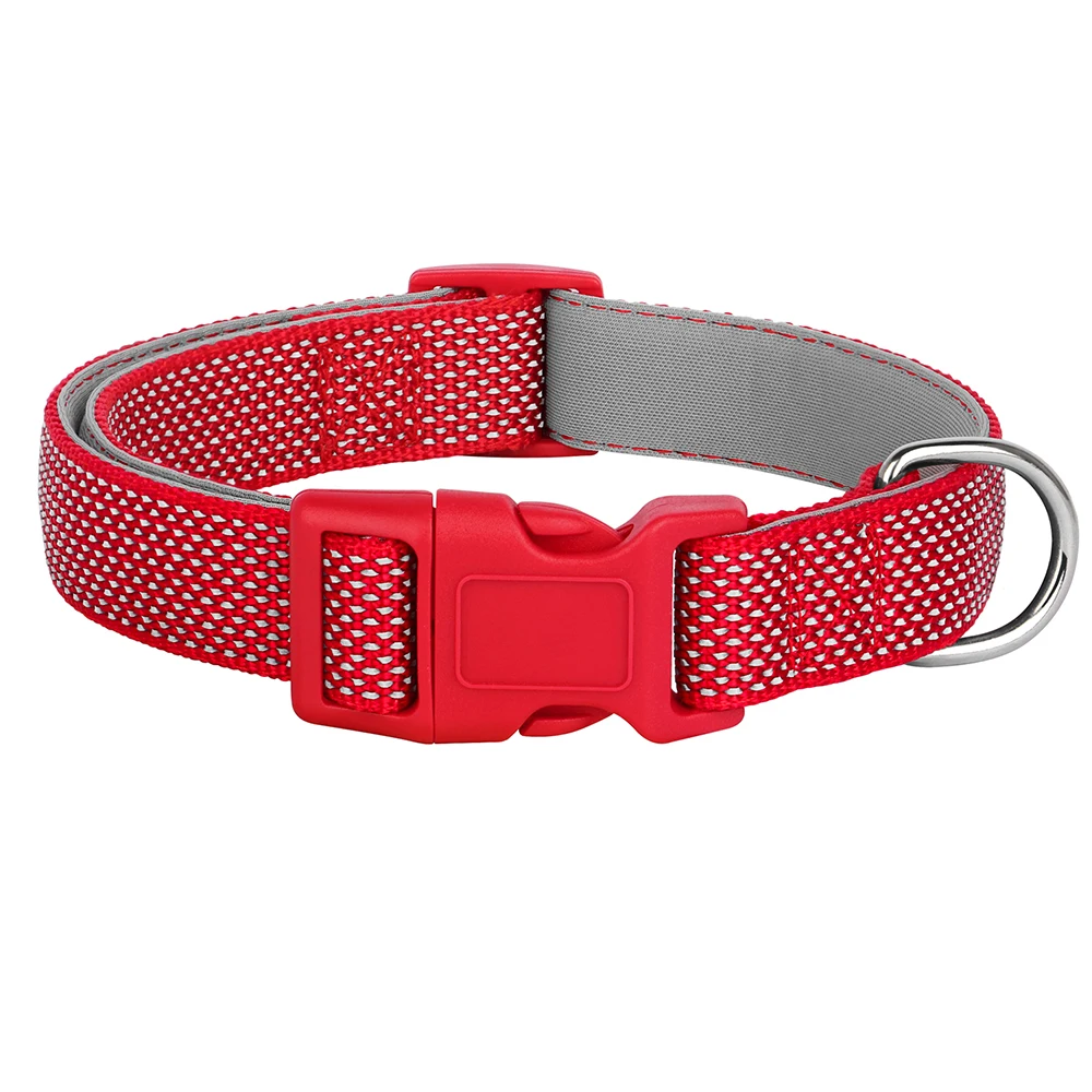 Reflective Pet Dog Collar Durable Nylon Dog Collars Necklace Adjustable Puppy Collars for Small Large Dog Pug Safety In Night - Image 9