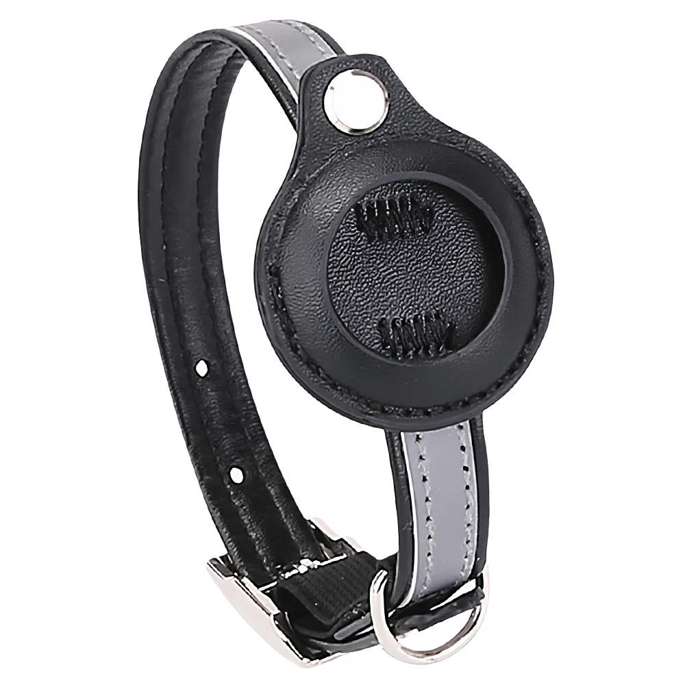 New Pet PU Cat Tracking Collar, Anti-Lost Reflective Locator Collar (No Airtag Included), Adjustable Cat Safety Collar, 1PC - Image 7