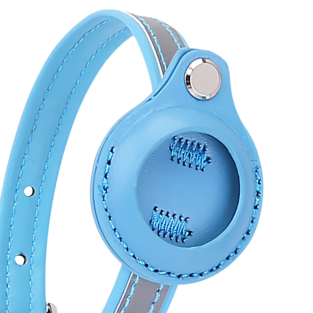 New Pet PU Cat Tracking Collar, Anti-Lost Reflective Locator Collar (No Airtag Included), Adjustable Cat Safety Collar, 1PC - Image 5