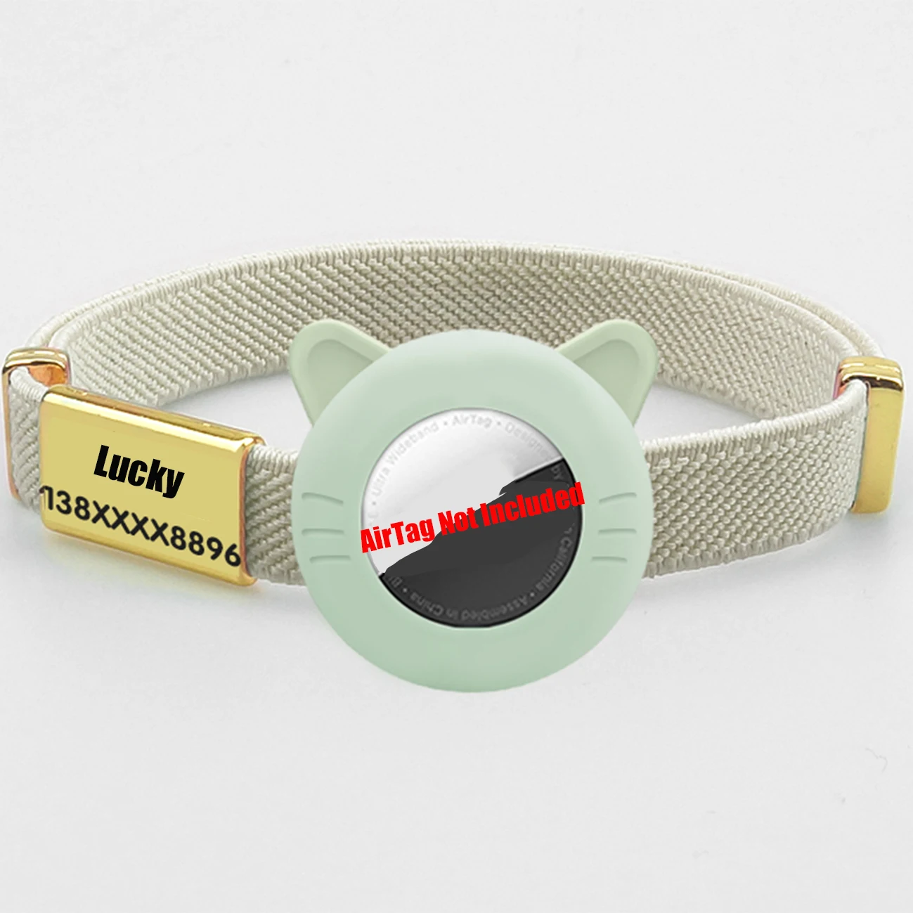 New Breakaway AirTag Tracker Cat Collar Free Custom Name Tag Kitten Collar with GPS Holder Case Anti-lost Adjustable Pet Collars - Image 12