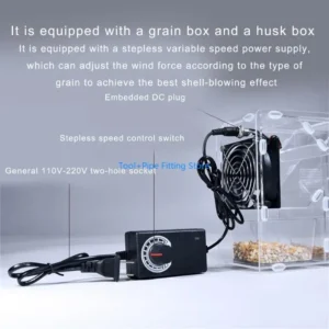 F92B Bird Shell Blowing Machine with Adjustable Speed for Various Grains Shell