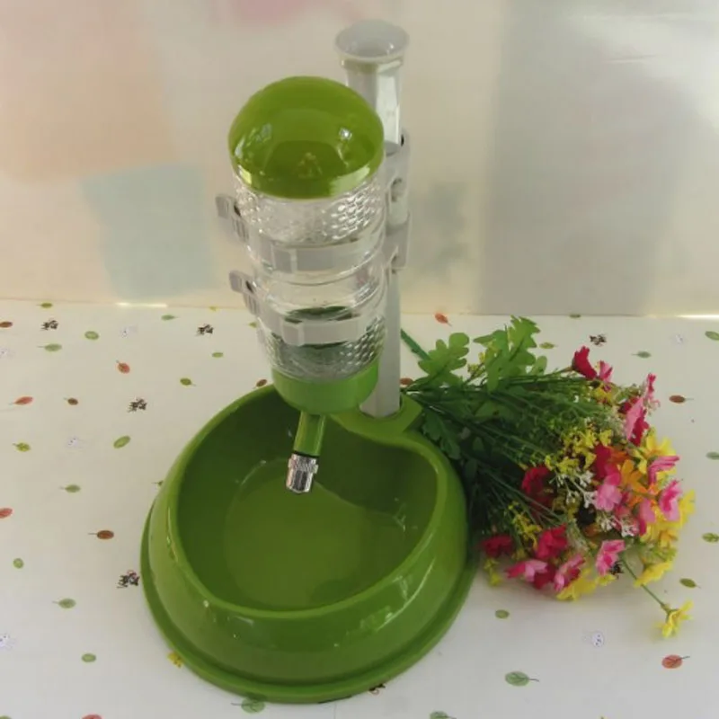 Pet Cat Dog Water Drinker Dispenser Food Stand Hamster Feeder Dish Bowl Bottle Automatic Fountain Drinker 4 Colors - Image 4