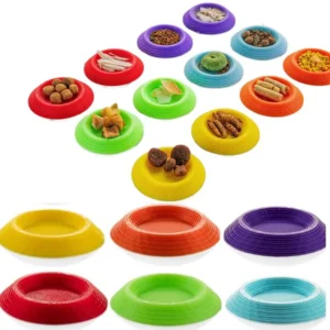 12Pcs New Colorful Dubia Roaches Feeder Bowls Small Size Durable Tiny Feeding Dish Worm Dish For Dwarf Invertebrates