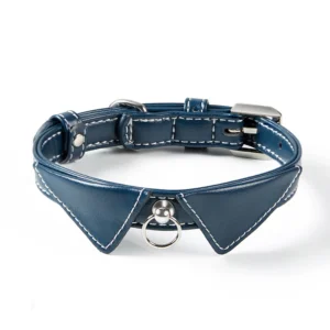 Adjustable PU Leather Dog Collar Soft Puppy Collars Necklace Pet Neck Strap Easy Clean Walking Outdoor for Small Medium Dogs