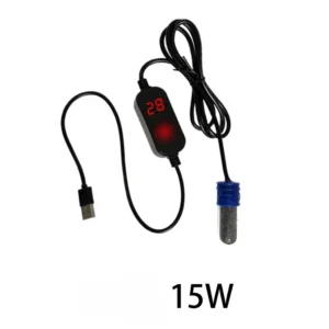 Fish Tank Aquarium Heater Stick Turtle Tank Horned Frog Betta Fish Climbing Pet Automatic Thermostat With Adjustable Temperature