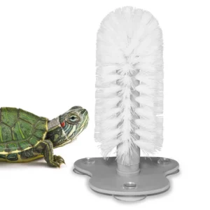 Turtle Brush Suction Cup Soft Bristles Shell Cleaner Scratcher Massager Turtle Tank Accessories Scrub Cleaning Tool