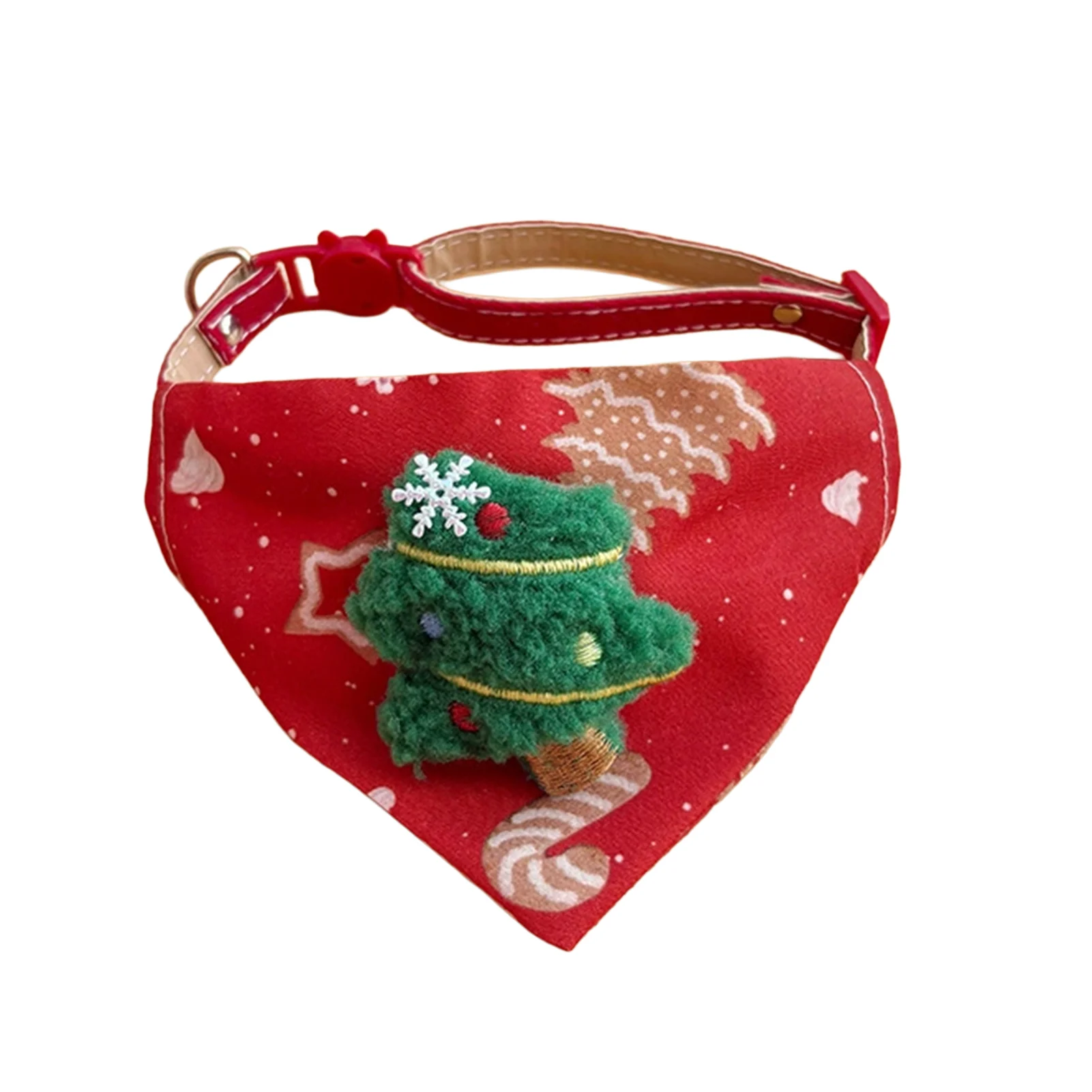 Pet Bandana Collar Adjustable Christmas Scarf For Dog Cat Saliva Towel Fashionable Neck Scarf Ring Triangle Bib Pet Neckerchief - Image 8