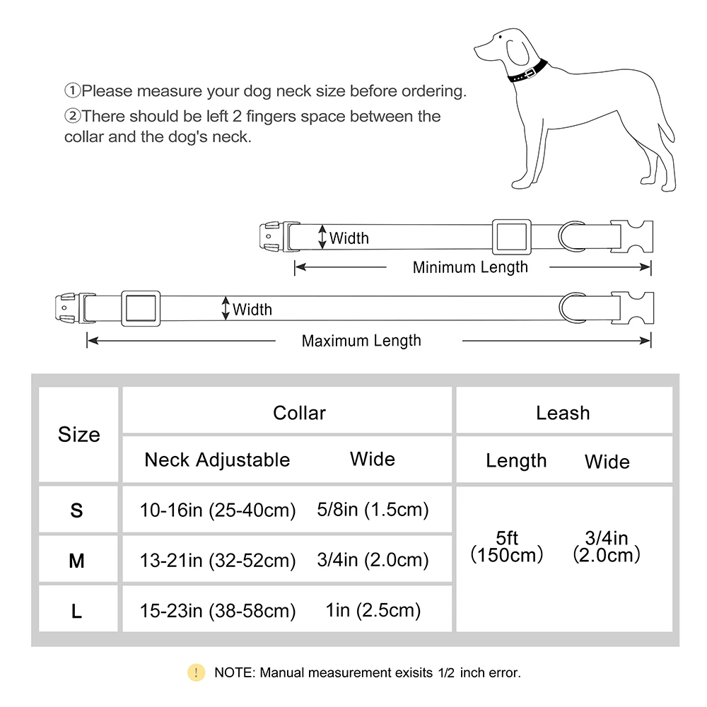 Retro Dog Collar Leash Set Custom Nylon Dog Collars With Walking Lead Rope Adjustable Pet Necklace for Small Large Dogs Durable - Image 6