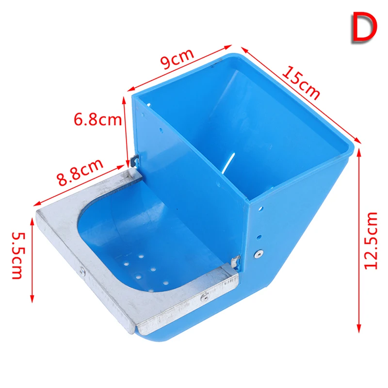 1PC Rabbit Feed Box Hopper Rabbit Cage Rabbit Anti Pickling Feed Trough - Image 8