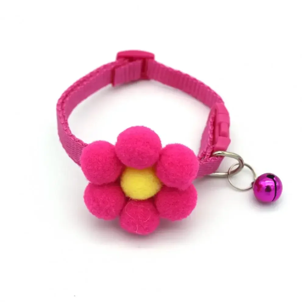 Cute Cat Collar Small Puppy Cat Collars Bow Gatos Kitten Cat Collar Bowknot Necklace with Bell for Dogs Chihuahua Pet Supplies - Image 7