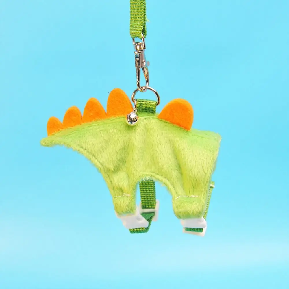 Cute Cartoon Ferret Vest Harness Adjustable Dragon Design Hamster Chest Strap with Bell Flannel Ferret Traction Rope Training - Image 2